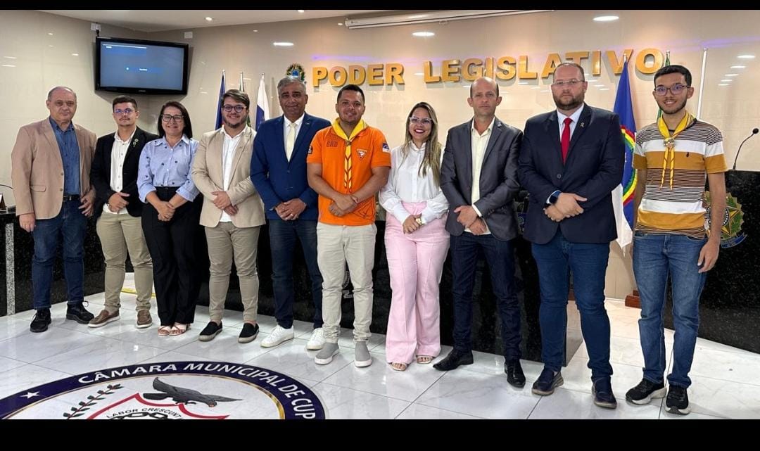 Filipe Pinheiro dos Desbravadores utilizou a tribuna nesta ultima sessão