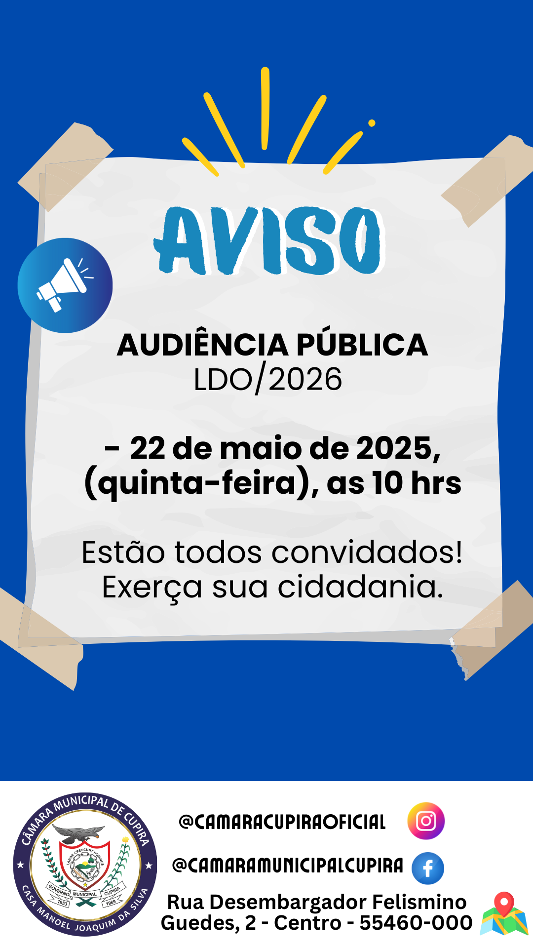 Audincia Pblica  LDO 2026